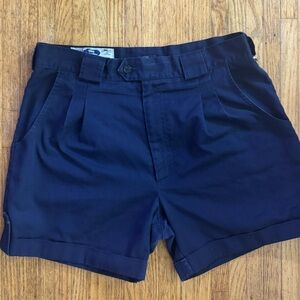 (VTG) TILLEY ENDURABLES Navy Blue Pleated Shorts